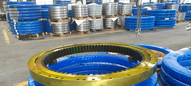 Anti-rust treatment of slewing bearings and gears