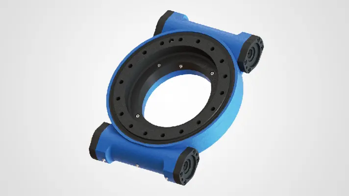dual axis slewing bearing drive