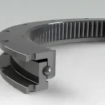 Flange structure agricultural slewing bearing