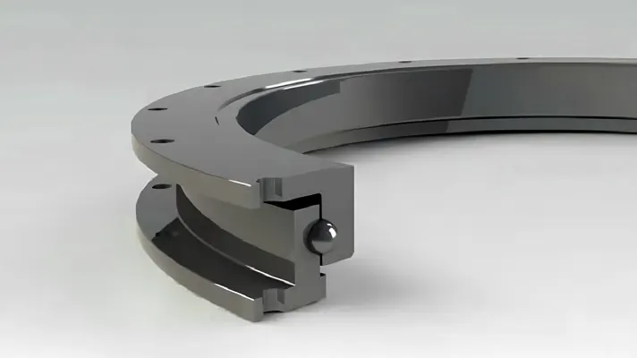Gearless light series flange type slewing bearing